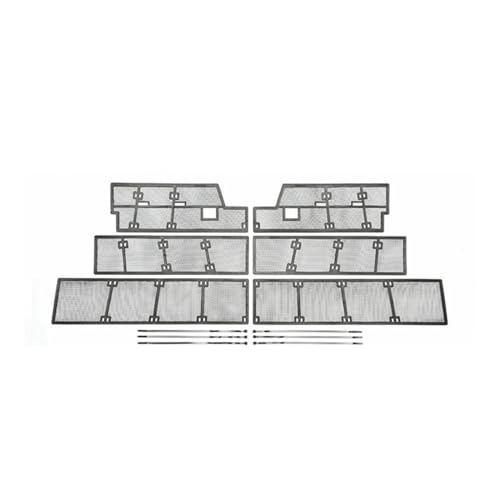 QASULER Lapetus Filet de protection anti-insectes for grille tête voiture, accessoires extérieurs avant, for TOYOTA, for Highlander KLUGER 2017 2018 2019 Moustiquaire pour calandre avant de voiture(B)