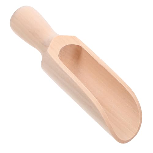 MUCKLILY Cucchiai Di Legno Portatili Per Cucina Cucchiaino Legno Per Tè e Spezie Materiale Sicuro Durevole Bordi Lisci e Arrotondati Ergonomico Comodo Da Impugnare