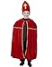 Das Kostümland Sankt Nikolaus Kostüm für Kinder - Bischof Umhang Mitra für Weihnachten Krippenspiel Theateraufführung