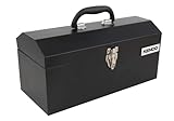 LIEFERUMFANG: 1x KENDO Werkzeugkiste leer groß. Maße L41 x B18 x H19.5 cm. Ohne Inhalt.