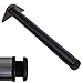 Stahlia 1x Tischfuß Ø60 mm SCHWARZ MATT Tischbein Möbelfuß |Höhe : 710 mm | höhenverstellbar + 30 mm|inkl. Befestigungsmaterial Baby,Schwarz günstig Kaufen-Stahlia 1x Tischfuß Ø60 mm SCHWARZ MATT Tischbein Möbelfuß |Höhe : 710 mm | höhenverstellbar + 30 mm|inkl. Befestigungsmaterial