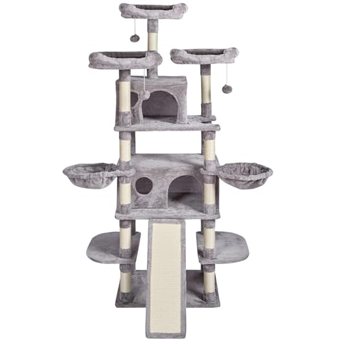 Árbol para Gatos de Interior con Condos y Rascador miniatura 1