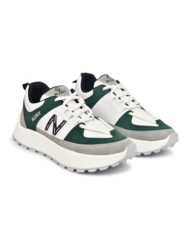 Image of CHICAGO-01 Stylish Casual Mid Top Sneaker and Trendy Shoes with Laces for Men & Boys, Perfect, College, Parties and Outings, Lightweight, Comfortable, and Durable for All-Day Use