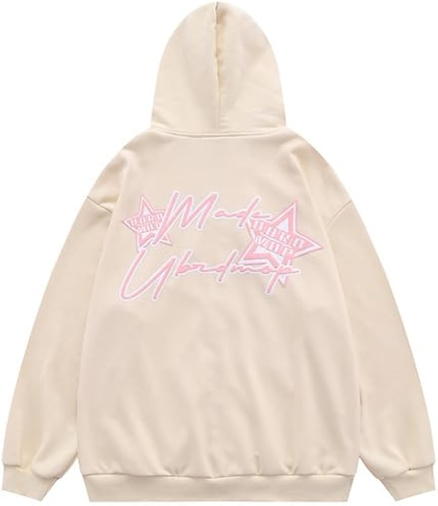 Kelabia Coquette Oversized Hoodie Star Graphic Hoodies for Women Kelabia Coquette Oversized Hoodie Star Graphic Hoodies for Women