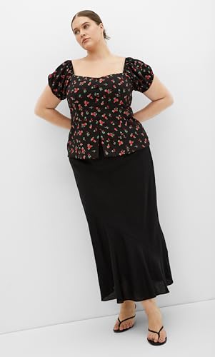 Image of City Chic Women's Plus Size Top - Daydreamer V Neck Print