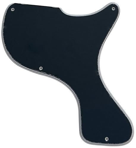 Schlagbrett für Gibson Les Paul Junior 1958 DC Gitarre Schlagbrett (5-lagig, schwarz)