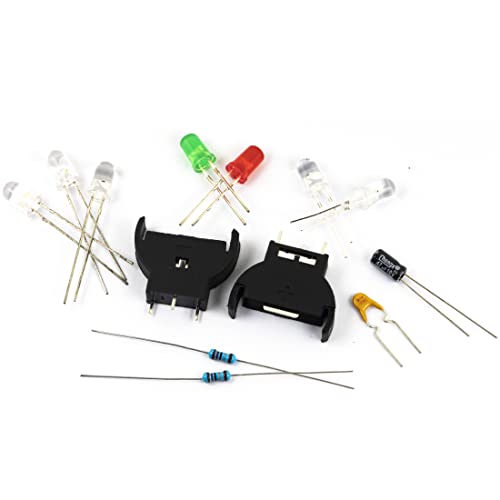 Image of PCB Repair kit for SEGA Dreamcast Controller Ports, Battery Holder, Fuse Capacitor, Resistor, Capacitor (Battery Holder 2pcs)