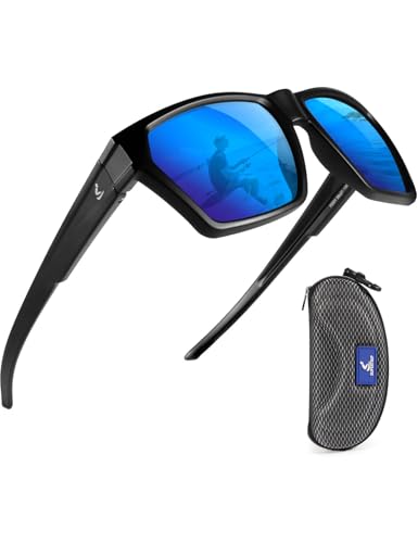 Supertrip Polarized Sunglasses for Men, TR90 Anti-Seawater Corrosion Floating Sun Glasses for...