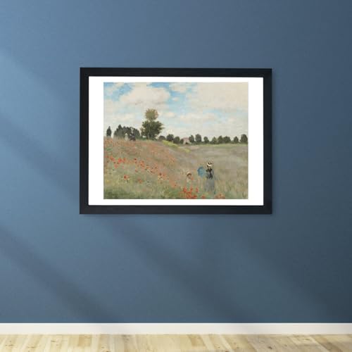 Affiche Claude Monet Coquelicots cadre mural taille M Spiffing Prints - 5