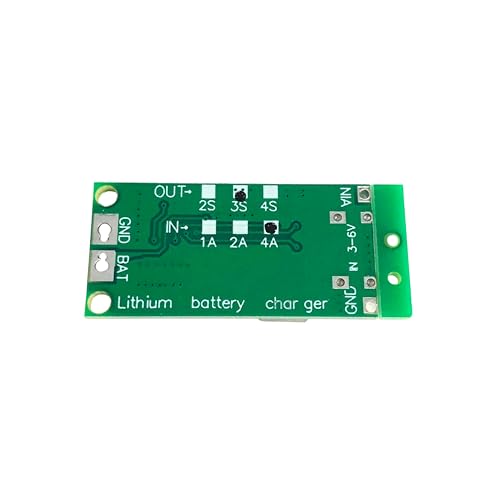 Image of ROBOWAY 4Pcs 3S 4A Polymer Lithium Ion Charger Type-C | 14.8V 18650 Battery Charging Module | USB-C Input, Boost Converter, LED Indicator, Overcharge Protection (Pack of 4)
