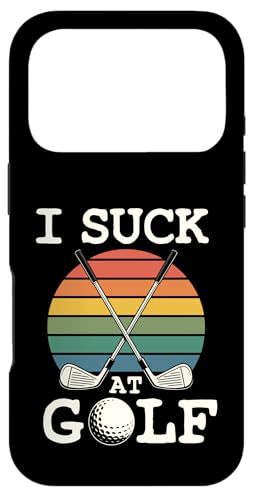 I Suck At Golf Loser Dad ȃW[N St X}zP[X iPhone 17 Pro p