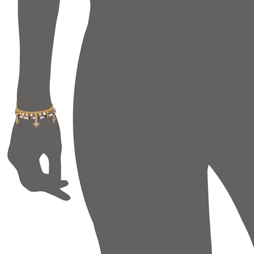 Image of Lucky Brand 2 Pieces Stars and Round Discs Dangle Bracelet
