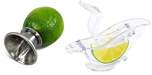 Manual Lemon Slice Juicer Handy Citrus Lime Squeezer Set For Dinner Plate Elegance