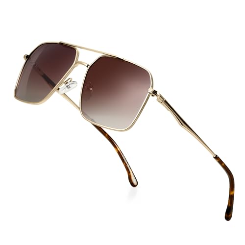 ZENOTTIC Polarized Aviator Sunglasses for Men: UV400 Protection Trendy Anti-Glare Shades - Driving Fishing Golf Fashion