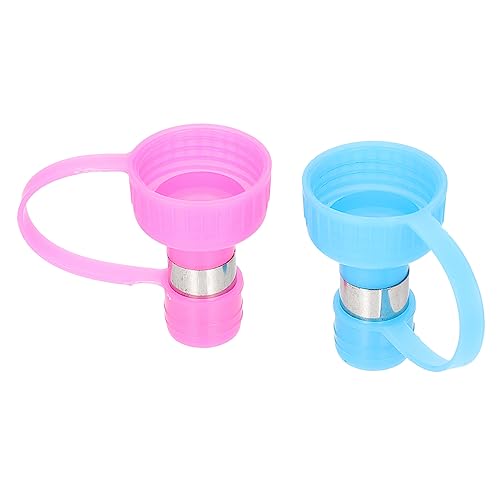 Abaodam 2pcs Dog Water Bottle Cap for Cat Rabbit Puppy Small Animal Kettle Lid Portable Water Fountain Easy Cleaning Ideal Present