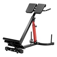 VEVOR multifunktionale Hyperextensionsbank Rückenstrecker Rückenverlängerung römischer Stuhl (Kohlenstoffstahl) 158 kg belastbare rollbare Rückentrainer Fitness-Hantelbank Heim-Fitnessstudio