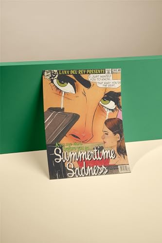 Image of Lana Del Rey Poster - Music Posters for Wall Pack of 45 6x4 Inch 300 GSM - Album Cover Posters - Musics Related Gifts - Lana Del Rey Merch Stickers - Pinterest Aesthetic Gift