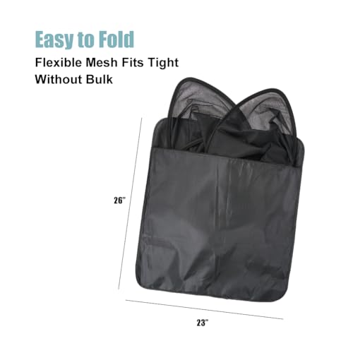 Image of Breathable Mesh Sunshade for Tesla Model Y Juniper /Launch, Thin Lightweight Glass Roof Sunshade, UV Blocking & Ventilation, Easy Clip Install, Foldable with Storage Bag