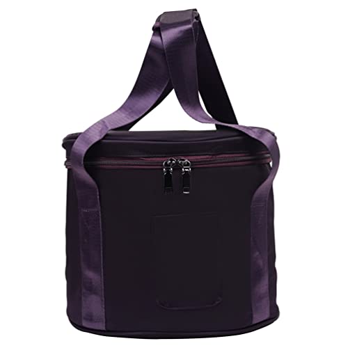 Vaguelly Singing Bowl Carrying Case Crystal Singing Bowl Carrying Case Bag 10inch Sound Healing Instrument Travel Carry Case Bag For Sound Healing and Meditation Purple