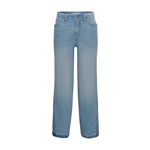 Roxy Girls' Wide Leg Wave Rider Cotton Denim Jeans, Relaxed Fit
