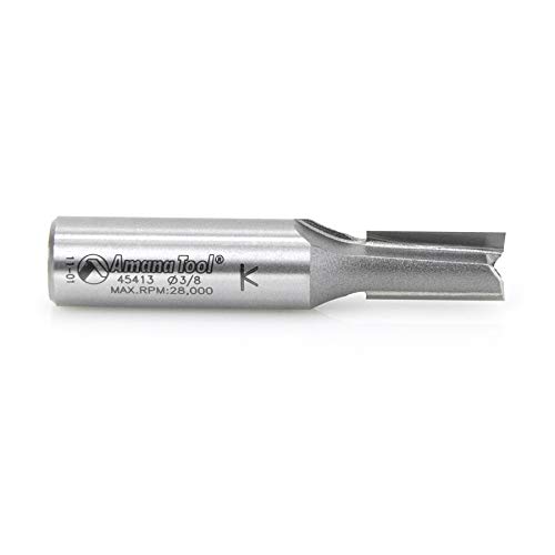 Image of Amana Tool - 45413 Carbide Tipped Straight Plunge High Production 3 /8 Dia x 3 /4 x 1 /2 inch