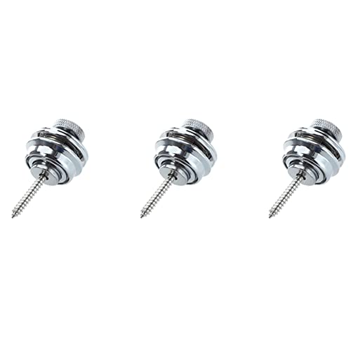 Spb 3X Plate Chrome Sangle Verrouillage pour Guitare Electrique - Les Beatles, Paul McCartney, John Lennon, RIngo Starr, George Harrison Spb 3X Plate Chrome Sangle Verrouillage pour Guitare Electrique