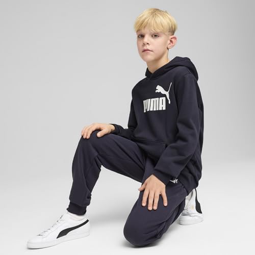 Puma Jungen ESS No. 1 Logo Hoodie FL B Kapuzenpullis, New Navy, – Ansicht 6