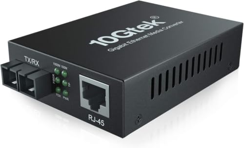 Amazon.co.jp: 10Gtek ギガビット イーサネット 光メディア