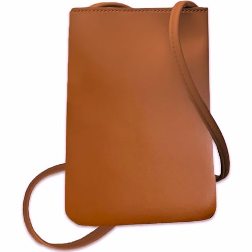 [JFOLKS] シンプル ＆ スタイリッシュ スマホ 斜め掛けバッグ 収納力 コンパクト 携帯ポーチ レディース メンズ 斜め掛け スマホショルダーバッグ スマホポーチ スマホポシェット バック ポーチ 軽量 おしゃれ PUレザー 耐水性 4カラー ブラウン