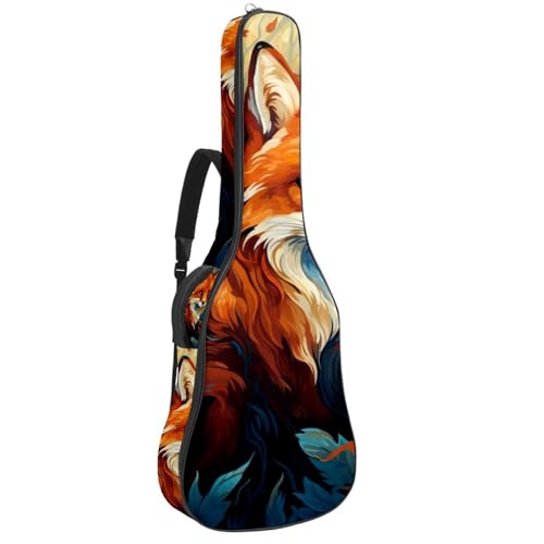 Sac pour guitare acoustique renard étanche 42.9" avec poches pour accessoires