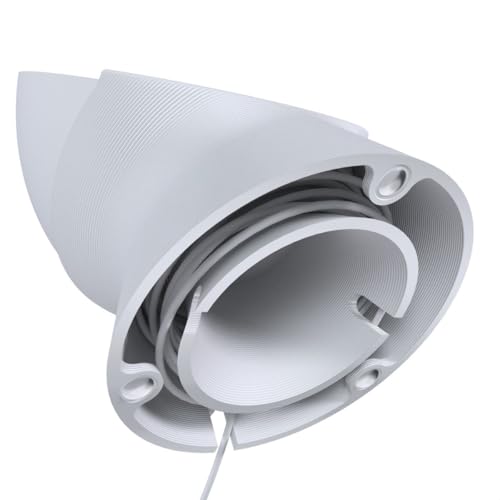 Suporte Base Elevação de Mesa Com Organizador de Cabo Compatível com Alexa Echo Pop