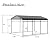 10x15 FT Heavy Duty Metal Carport Kits with Galvanized Steel Roof, Outdoor Carport Canopy Enhanced Base, Multi-Purpose Extra Large Car Tent Garage Shelter for Car, SUV, Truck and Boats, Black