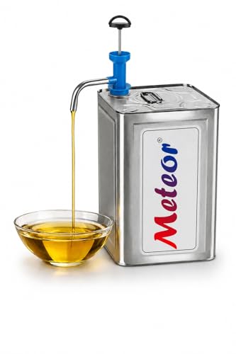 Image of Stainless Steel Manual Hand Oil Pump for Kitchen Tin Cans Pumping Machine Automatic Bottle Fuel Transfer Oil Pump for Oil can 15 litres Steel Tin Oil Remover Pump Oil Dispenser Pump (1 PIece Pump)