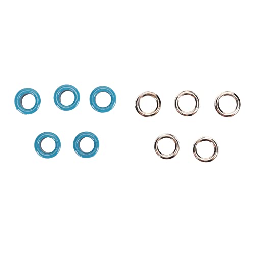 Lot de 500 œillets pour vêtements, légers et durables, 8 mm, largement utilisés pour la décoration, Bleu ciel.
