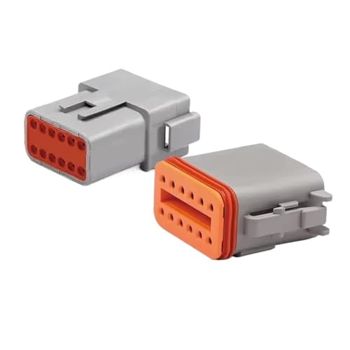 wangluan DT/DTM/DTP/DTF Multi-Pin Waterproof Connector | 22-14AWG Sealed Plug for Heavy Duty Truck & Bus Electrical Systems?(DT-