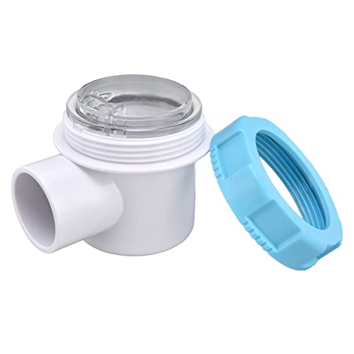 2 Zoll Sichtbares Schwimmbad-Rückschlagventil, Ersatz-Wasser-Rückschlagventil, Rückschlag- und Rückfluss-Zubehör für Poolpumpen, Schwimmbad-Einwegrohr