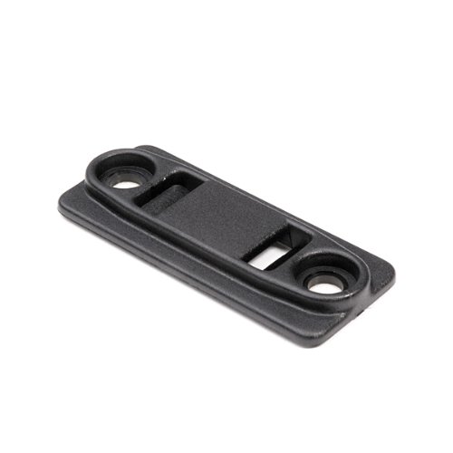 Hellermann Tyton GTM500C2 Grip Tie Mount for .5" Wide Grip Tie, Without Adhesive, PA66UV, Black (Pack of 100)