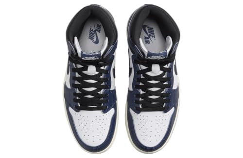 Air Jordan 1 Retro High OG Men's Shoes (DZ5485-401, Midnight Navy/White/Sail/Black)4