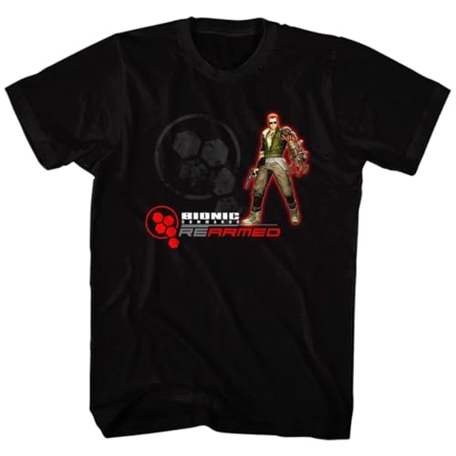 Loose type HYTREZSXC Bionic Commando Rearmed Gaming Shirt Black M