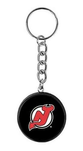 New Jersey Devils Officially Licensed Mini Hockey Puck Keychain