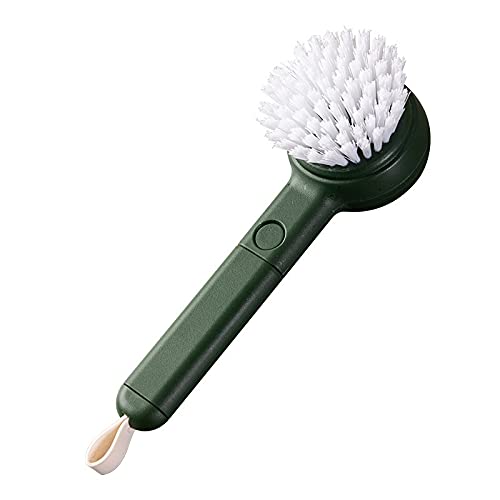 Fruit and Vegetable Cleaning Brushes Potato Scrubber Produce and Veggie Brush Kitchen Gadgets Vegetable Fruit Peeler with Brush - 2-in-1 (Green)