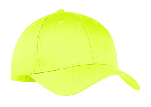 Port & Company Unisex-adult Six-Panel Twill Cap CP80 -Neon Yellow OSFA
