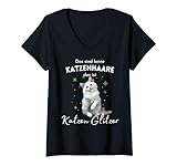 Shirt mit Katzenmotiv und Glitzer Spruch