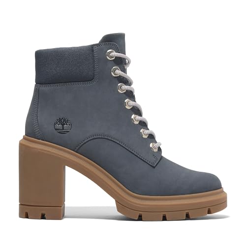Image of Timberland Womens Allington Lace Up Casual Boots Ankle High Heel 3 inch & Up