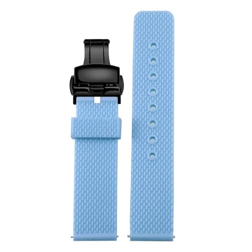 [ȓX] jo[TC^[tF[X o[EHb`Xgbv 18/19/20/21/22/23/24mm hVREHb`oh(Light blue black A,20mm)