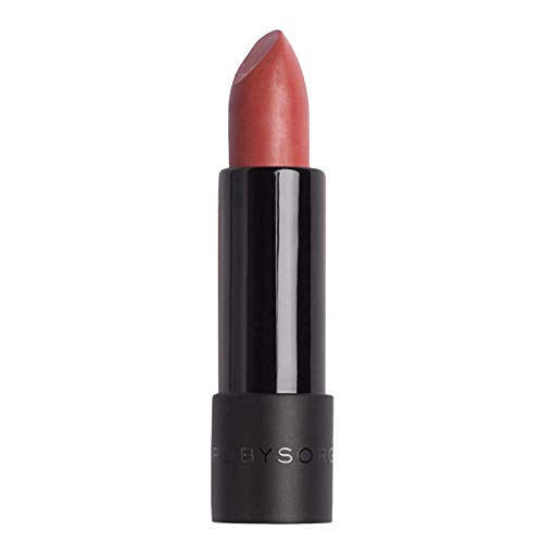RUBY'S ORGANICS Semi-Matte Lipstick for Women, Hydrating and Highly Pigmented, Moisturizing & Non Drying, Lightweight & Long Lasting Formula, Lip Makeup, Paraben-Free, Nude Bare, 3.7g