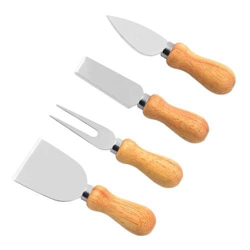 Cabilock Stainless Steel Cheese Knife Fork Set Cheese Slicer Wire Cooking Utensil Set
