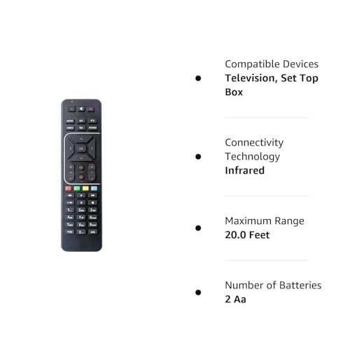 Image of BLACKSHEEP Original Remote Control Comaptible with Airtel Digital Dish TV DTH Television, Setup Box Remote Compatible for SD and HD Recording
