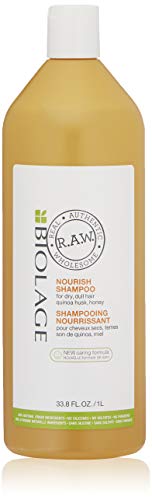 BIOLAGE R.A.W. Nourish Shampoo | Nourishes Dry Hair | Silicone & Paraben-Free | For Dry, Dull Hair | 33.8 Fl. Oz.