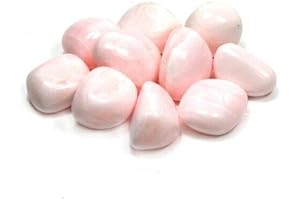 Pachamama Essentials Mangano Calcite Tumbled Stone for Emotional Healing